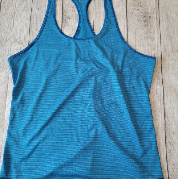 Z by Zella Striped Blue Racerback Workout Tank XL - Picture 1 of 5